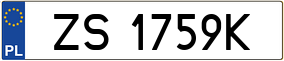 Truck License Plate